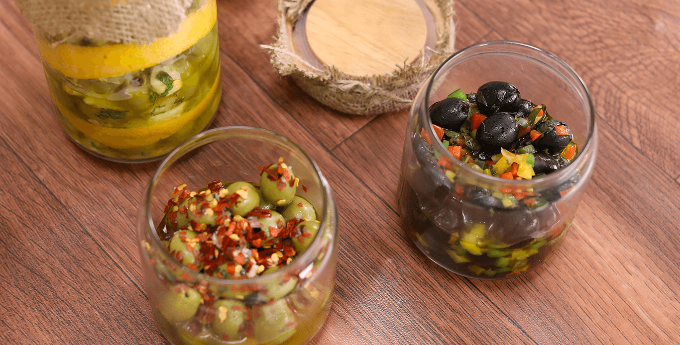 3 WAY MARINATED OLIVESÂ 